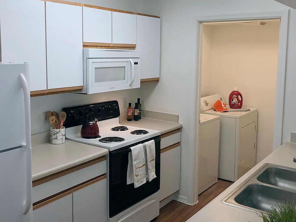 Comfort means home. Enjoy our traditional galley-style kitchens, your hub for whipping up sustenance.