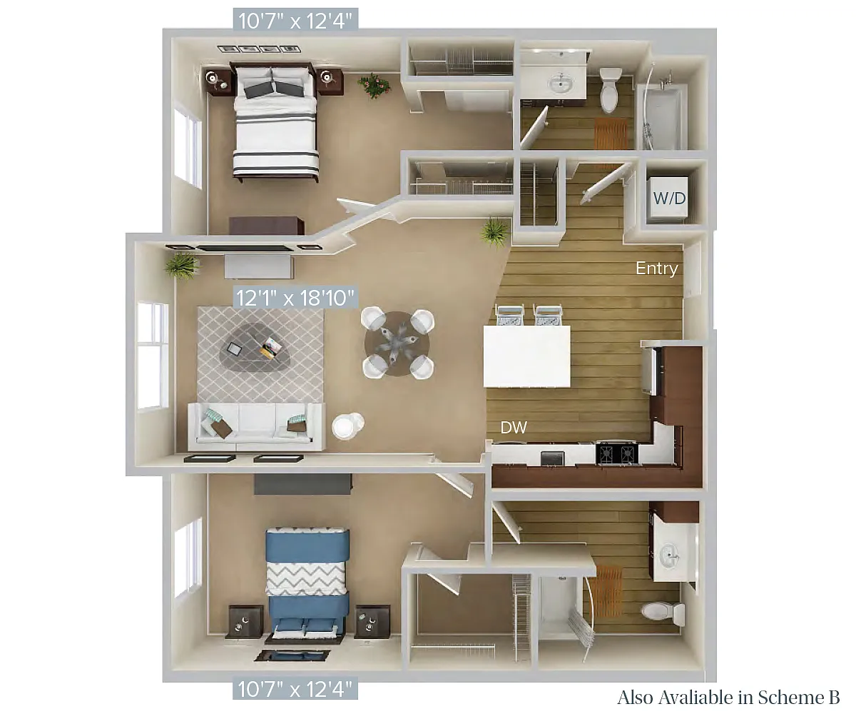 Floor plan B3-1068