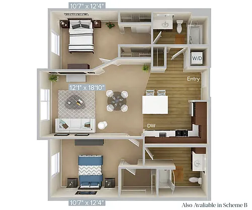 Floor plan B3-1068