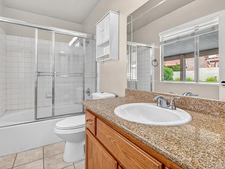 bathroom in master bedroom