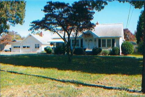 Front View showing 34x23 Detached Garage