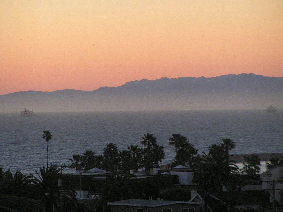 sunset view from deck