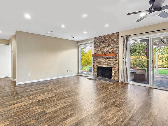 Living Room with Fireplace