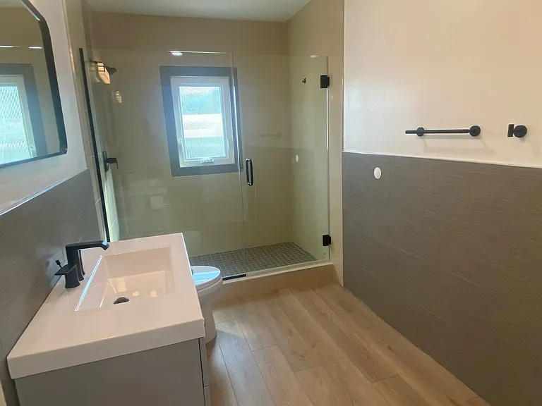 Hallway bathroom