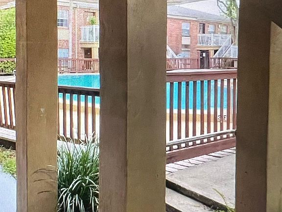 View from the apartment to outside