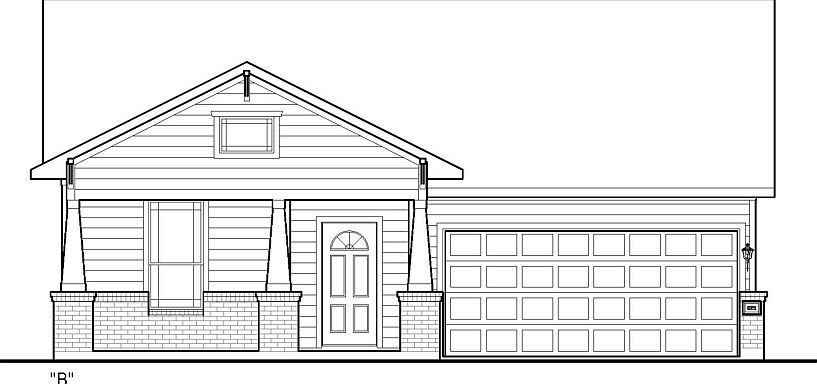 Bastrop Floorplan - Elevation B