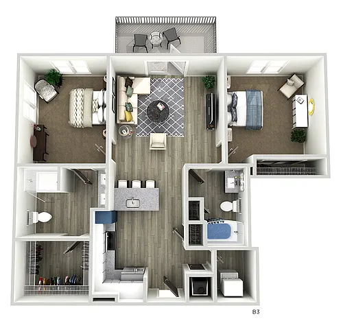 Floor plan B3