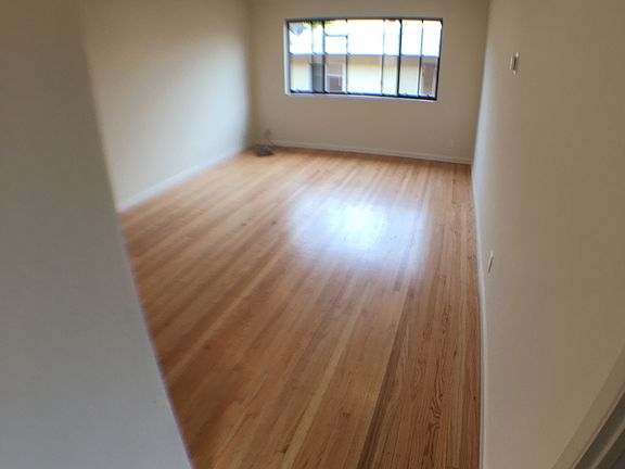 Living room with recessed LED can lights
