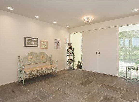 Large stone foyer