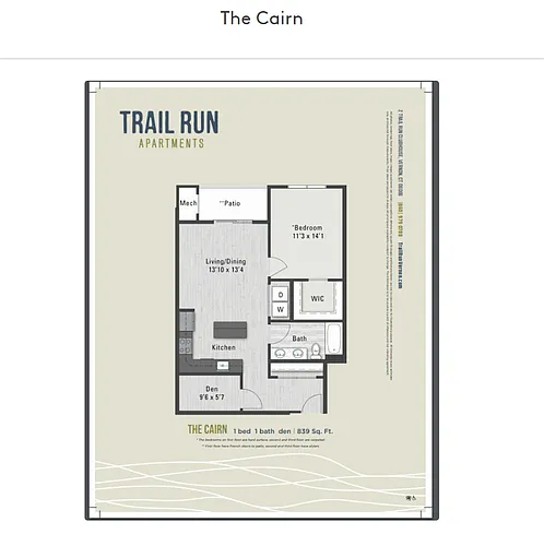 Floor plan The Cairn