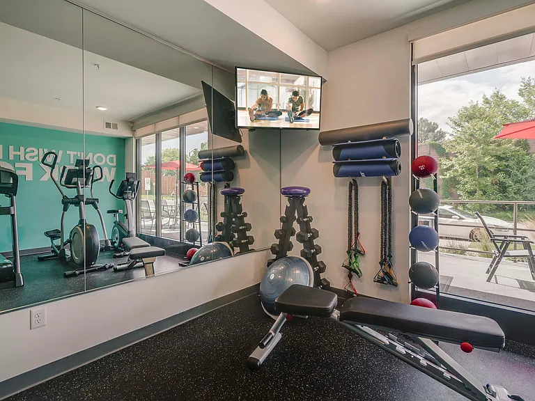Get a workout in with fully-equipped fitness center.