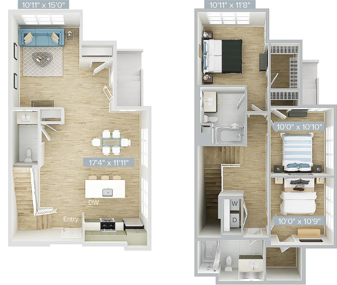 Floor plan C1TS-1599