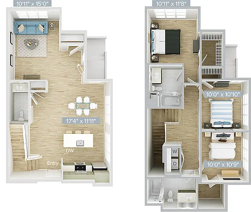 Floor plan C1TS-1599
