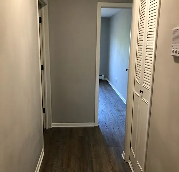 Entry looking toward bedroom
