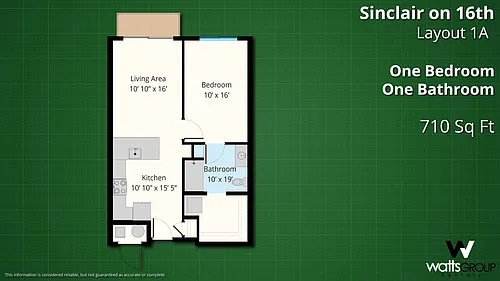 Floor plan Layout 1A