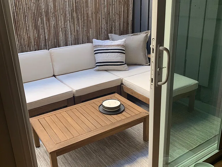 Patio occupied