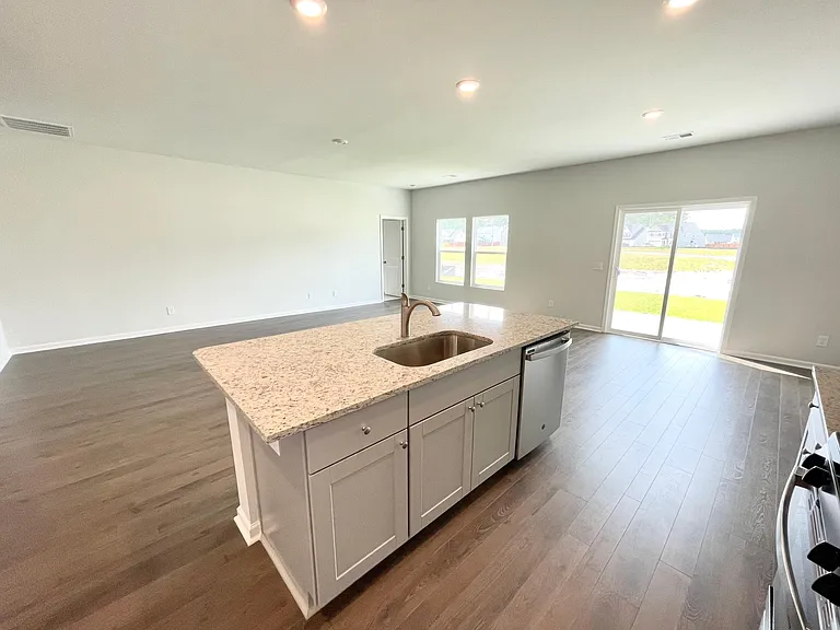 Overlooking living room.