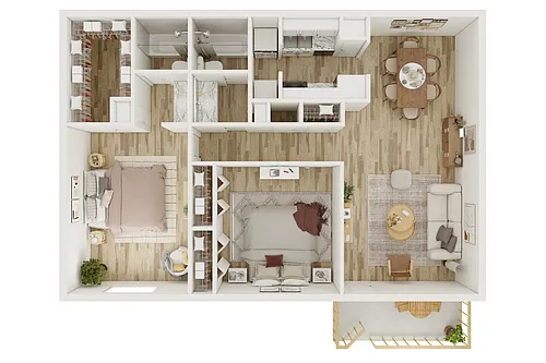 Floor plan 2X2