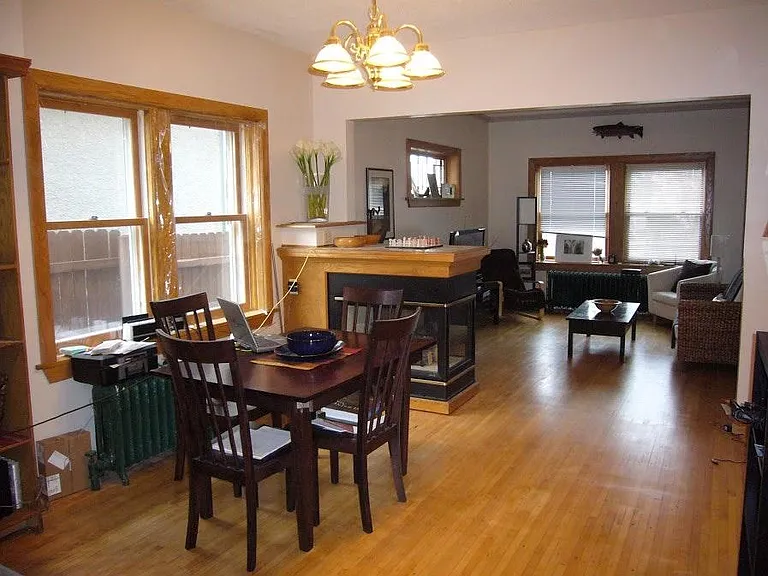 From kitchen towards E 5th St