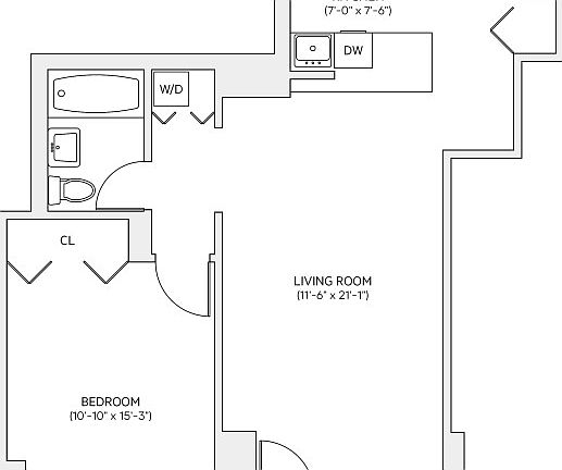 2nd image of 200 W 60th St APT 12H