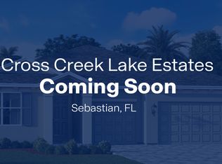 Homes Available Soon, Cross Creek Lake Estates, Sebastian, FL 32958