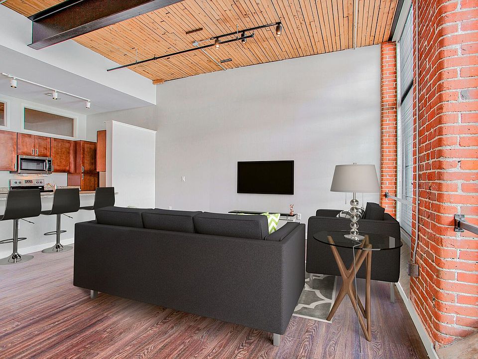Living Room With High Ceilings