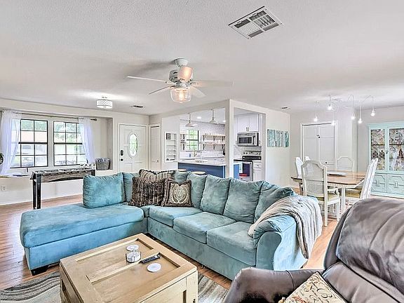 Large open living room