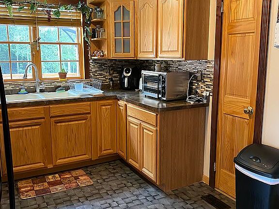 Freshly painted kitchen