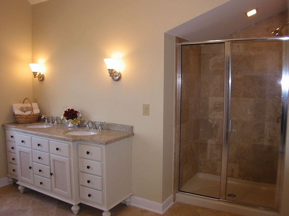 Tiled shower