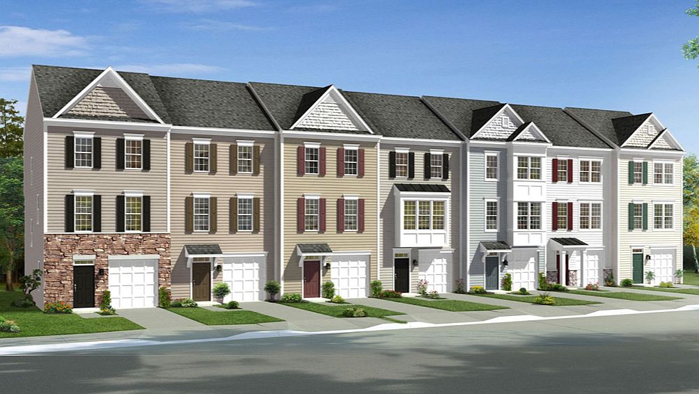 Yorktown IIA Plan, Stonebridge Townhomes at Charles Pointe, Bridgeport