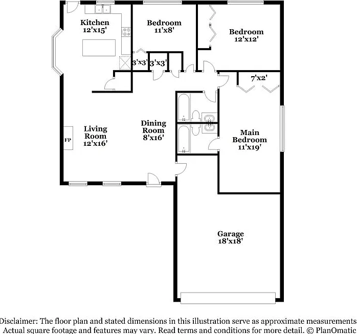 3 bed, 2.0 bath, 1220 sqft, $1,745 — Photo 2