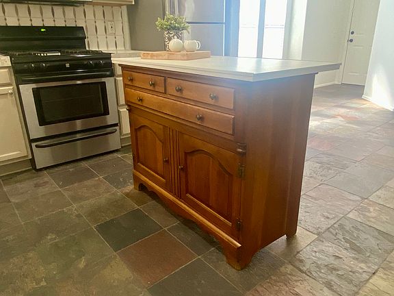 Vintage kitchen island