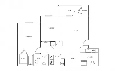 Floor plan Cold Water Furnished