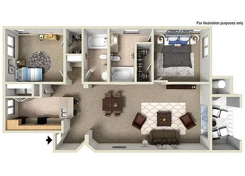 Floor plan B