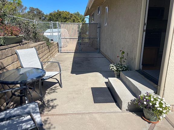 Entrance at backside of main home