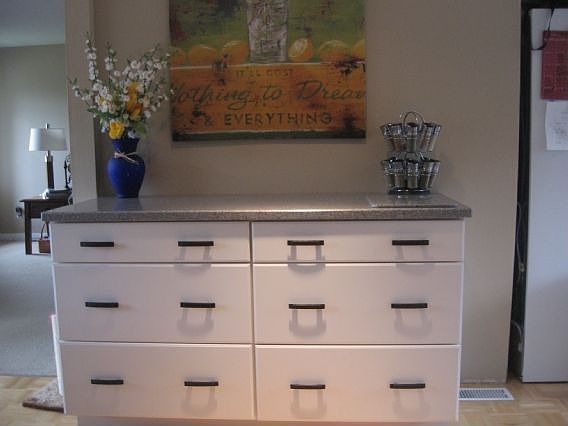 additional working space/storage in kitchen