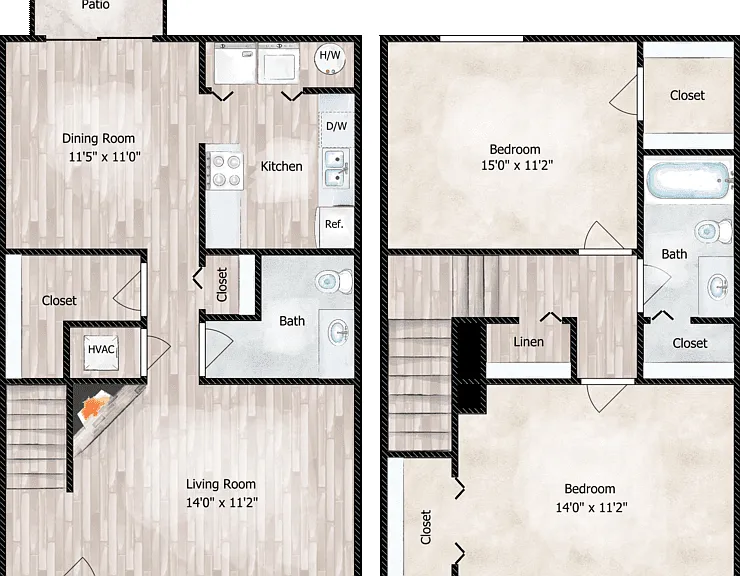 THE TRINITY Floorplan Diagram