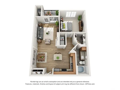 Floor plan A3 Renovated