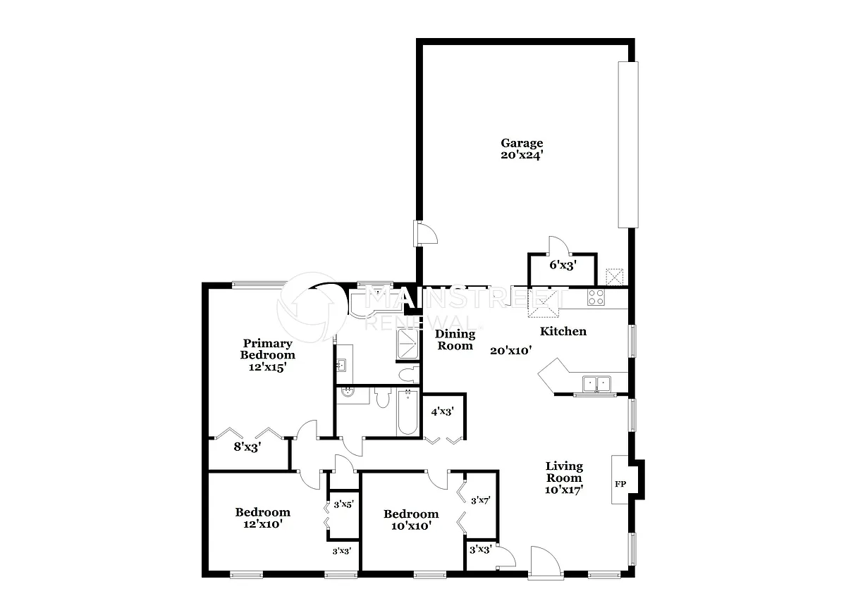 Floor Plan - 505 Rosehill Dr