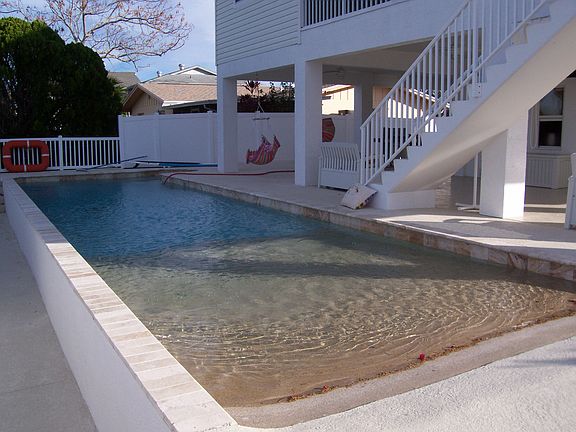 walk in pool with swim spa