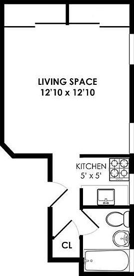 1st image of 342 W 56th St APT 5B