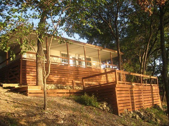 house, facing waterfront