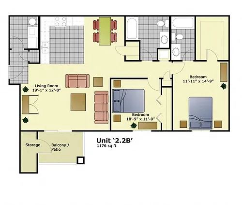 Floor plan 22B