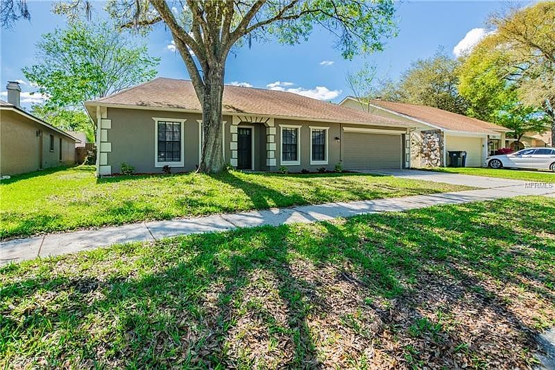 Freshly Painted front of your new home