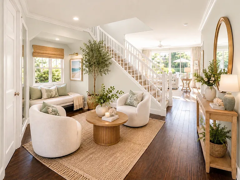 Virtual staging - no furniture included.