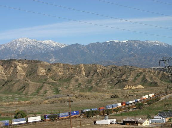 View northeast, San Gorgonio