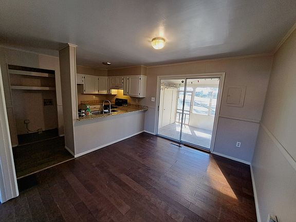 Kitchen and Sliding Glass Door to Back Porch