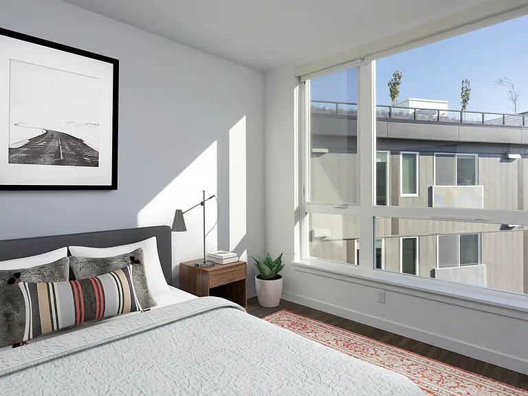 Bedroom with Hard Surface Flooring