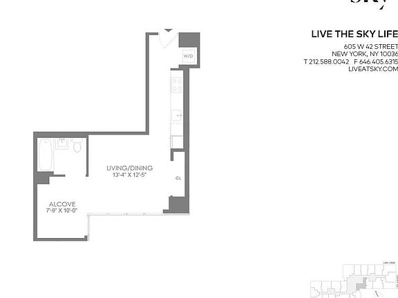 2nd image of 605 W 42nd St APT 42L