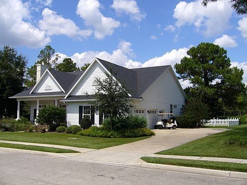 Front and side by Garage